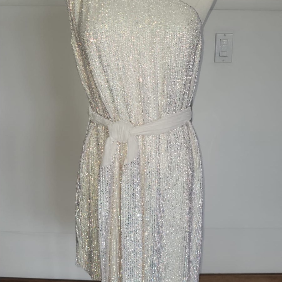 Retrofete Ella One-Shoulder Dress Size M
